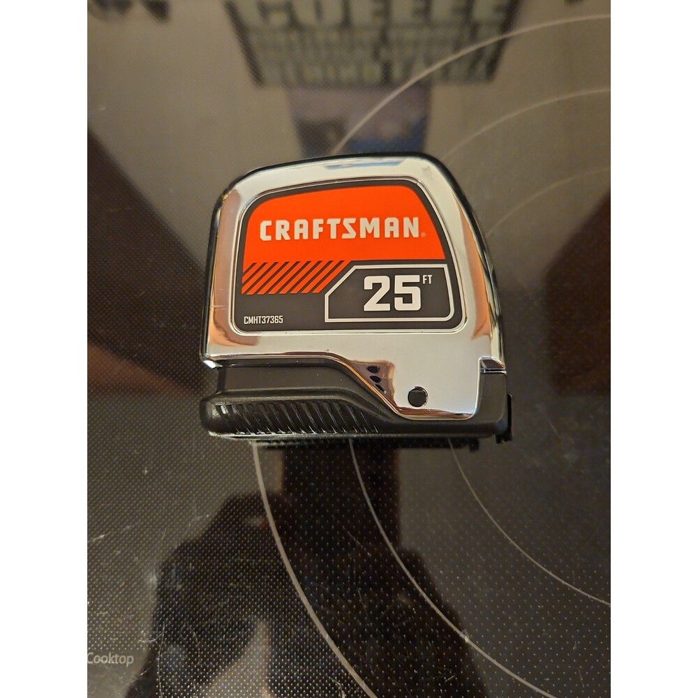 Craftsman 25 ft Chromelock Tape Measure CMHT37365 EUC